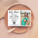 Search for qr code baby shower invitations Calligraphy