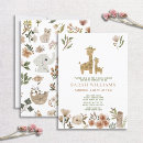 Search for giraffe baby shower invitations Boho