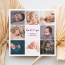 Search for square birth announcement cards Cute