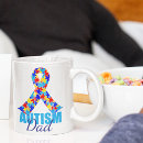 Search for autism awareness day mugs Blue