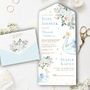 Search for swan princess invitations Elegant painted watercolor flowers