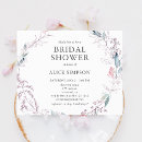 Search for botanical bridal shower invitations Modern