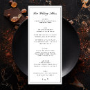 Search for monogram wedding menus Formal