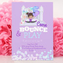 Search for jump and play birthday invitations Girl