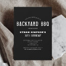 Search for backyard bbq birthday invitations Simple