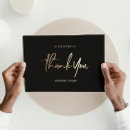 Search for black gold thank you cards Script