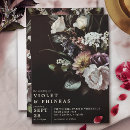 Search for dark and moody wedding invitations Modern