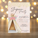 Search for tent birthday invitations watercolor