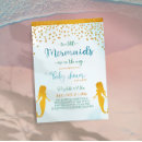 Search for twin girl shower invitations Gold glitter