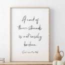 Search for strands posters Ecclesiastes 4 12