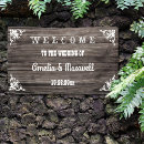 Search for wood welcome wedding signs Vintage