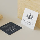Search for pine tree business cards Forest