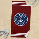 Search for nautical sailboats beach towels Anchor