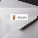 Search for baby cow return address labels Watercolor