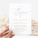 Search for dusty rose invitations Minimalist