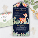 Search for llama cactus baby shower invitations Watercolor