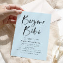 Search for bonjour bebe invitations Chic