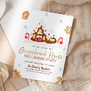 Search for baking cookies for invitation christmas invitations Gingerbread house decorating party