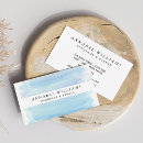 Search for blue stripe business cards Feminine