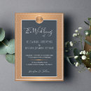 Search for copper and navy wedding invitations Elegant