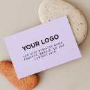 Search for lavender business cards Logo