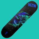 Search for blue skull skateboards Neon