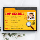 Search for secret agent birthday invitations Mystery