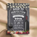 Search for chalkboard 60th birthday invitations Vintage