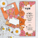 Search for flower power wedding invitations Hippie