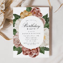 Search for vintage frame birthday invitations Watercolor