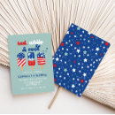 Search for pop star birthday invitations Patriotic