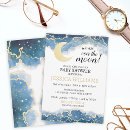 Search for blue moon baby shower invitations Glitter