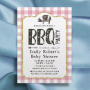 Search for pink pigs baby shower invitations Bbq
