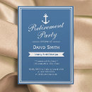 Search for nautical retirement invitations Navy