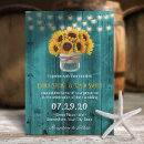 Search for rustic country teal wedding invitations Floral