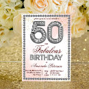 Search for diamond birthday invitations 50 and fabulous