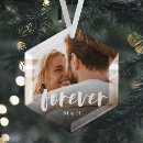 Search for holiday christmas tree decorations newlyweds