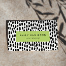 Search for lime green business cards Black