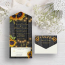 Search for barn wedding invitations sunflower