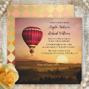 Search for hot air balloon wedding invitations Retro