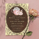 Search for rustic tea bridal shower invitations Boho
