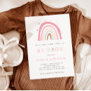 Search for miracle baby invitations Rainbow