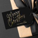 Search for black and gold gift tags Modern