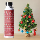 Search for reindeer christmas water bottles Cute