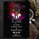 Search for dream wedding save the date invitations black