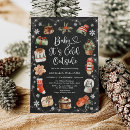 Search for chalkboard baby shower invitations Baby its cold outside