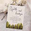 Search for outdoor woodland wedding invitations Adventure
