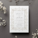 Search for linen wedding invitations Traditional