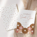 Search for two sweet donut birthday invitations For kids