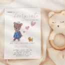 Search for cute teddy bear baby shower invitations Cub
